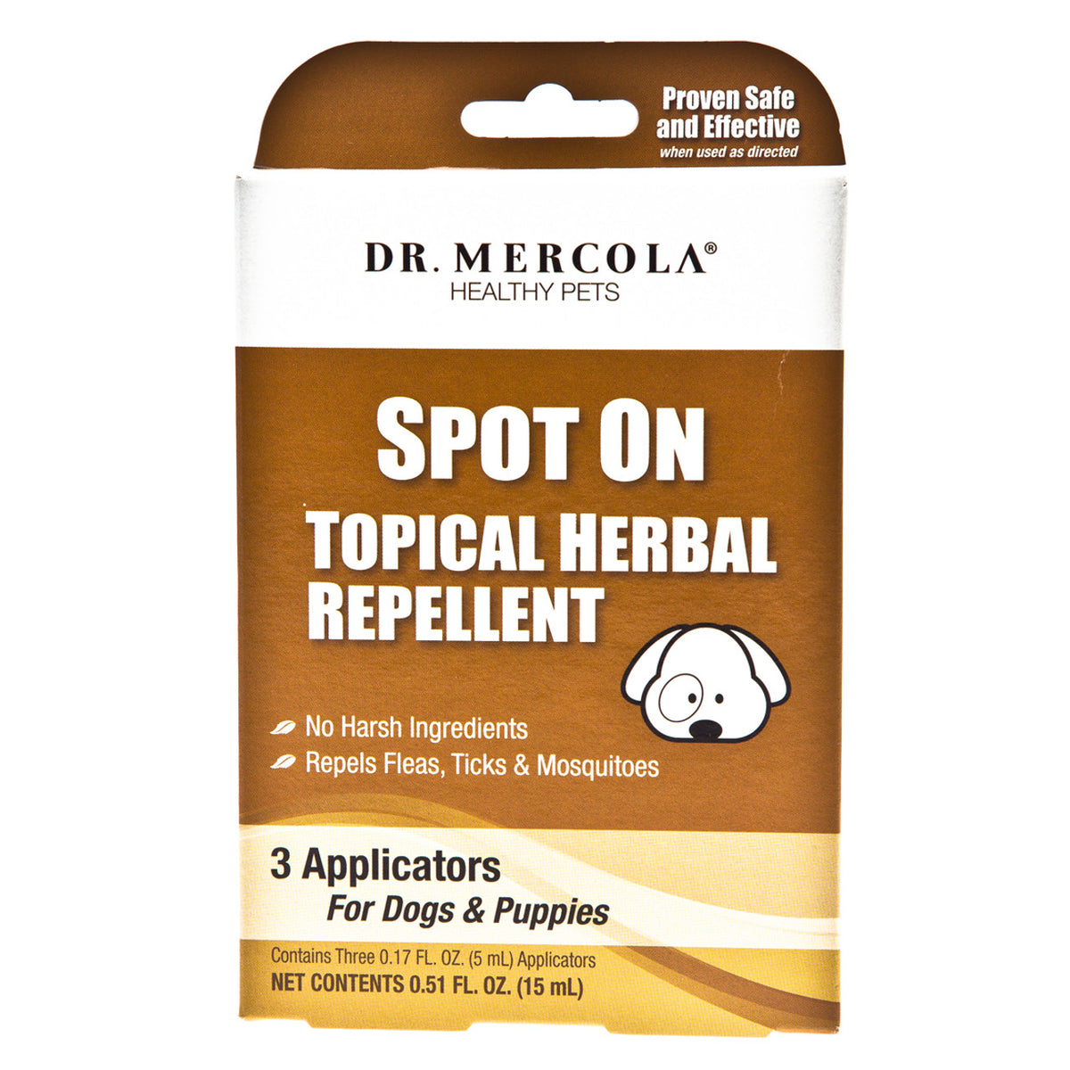 Dr Mercola Healthy Pets Spot On Topical Herbal Repellent