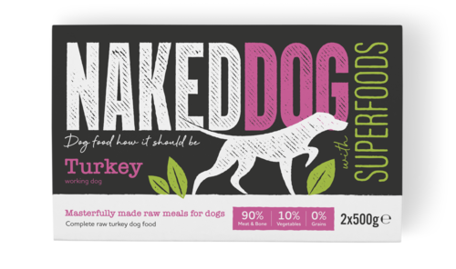 Naked Dog Superfoods Turkey 1KG