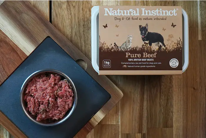 Natural Instinct Pure/Simply Beef Raw Dog Cat Food